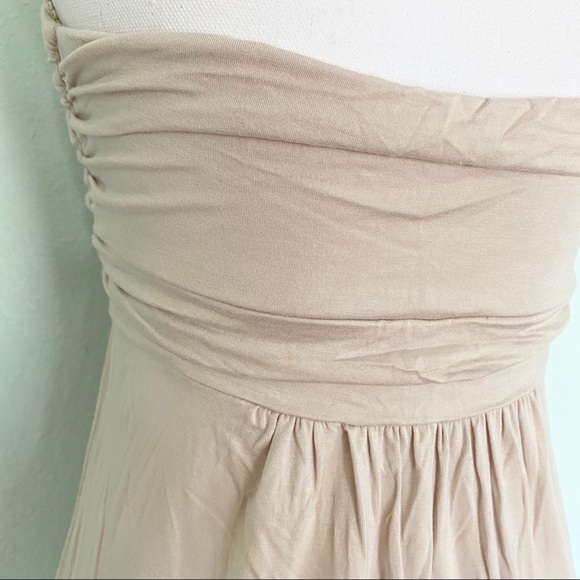 Lush Nude Cream Strapless Dress sz M - Picture 4 of 5